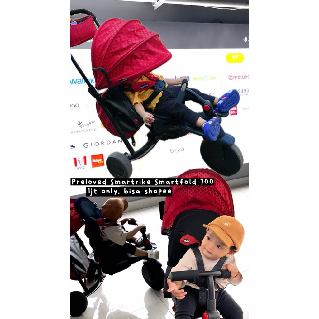 PRELOVED Termurah sepeda roda 3 Smartrike Smartfold 700 / STR 7