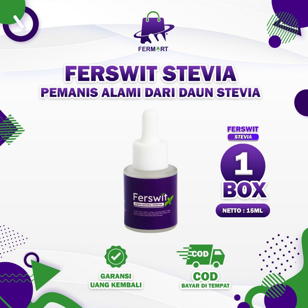 

Ferswit Stevia Alami 100% Original 1 Botol