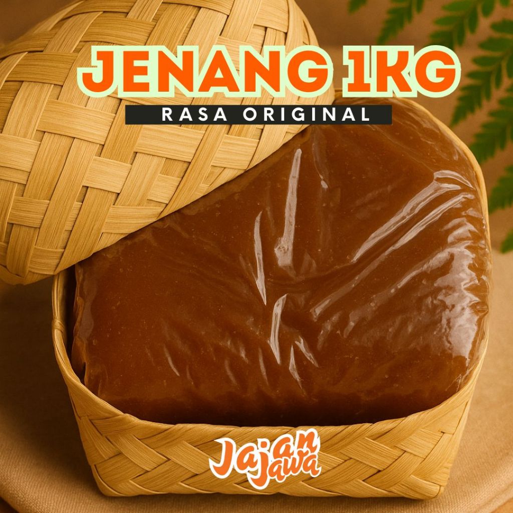 

Jenang Ketan Original 1kg Oleh Oleh Khas Purbalingga Asli Buatan UMKM Lokal Manis Legit Aroma Jahe