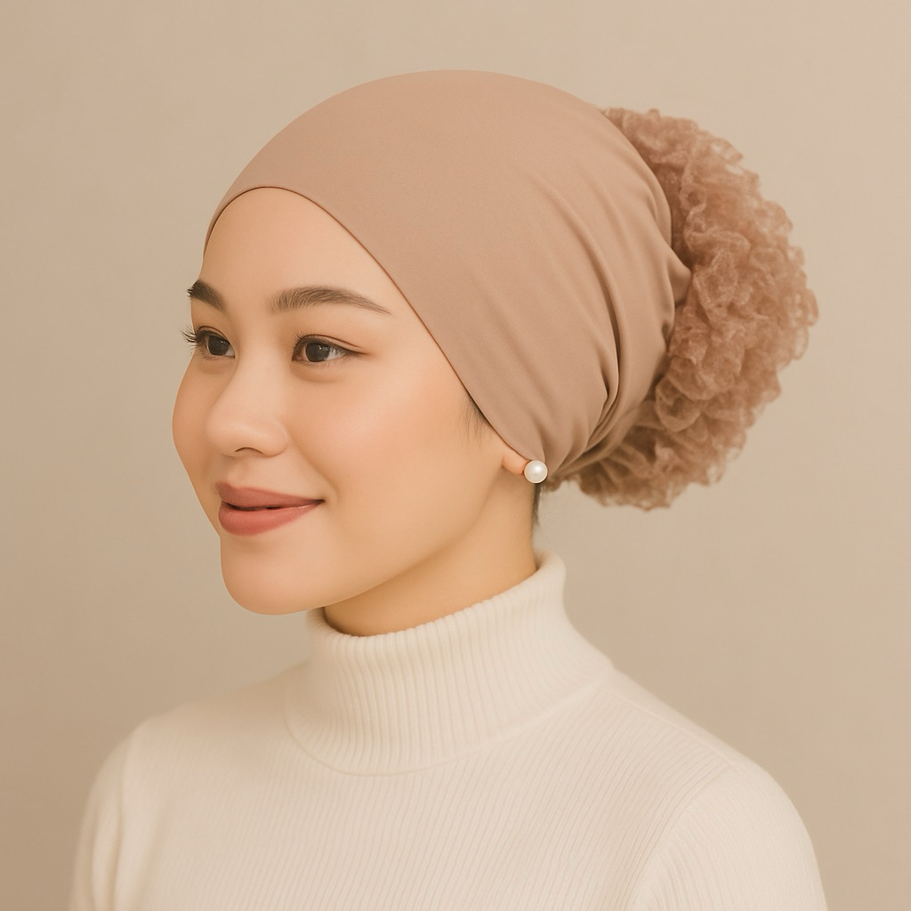 Inner Ciput Turki JERSEY Premium Daleman Hijab Kerudung /  Ciput cepol premium / daleman kerudung / 