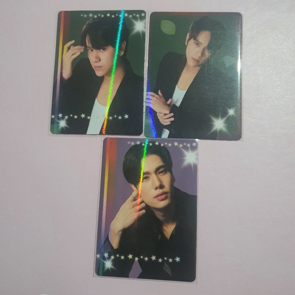 Collectible Card Naiin Black in Color Nanon Korapat Phuwin Tangsakyuen GMMTV