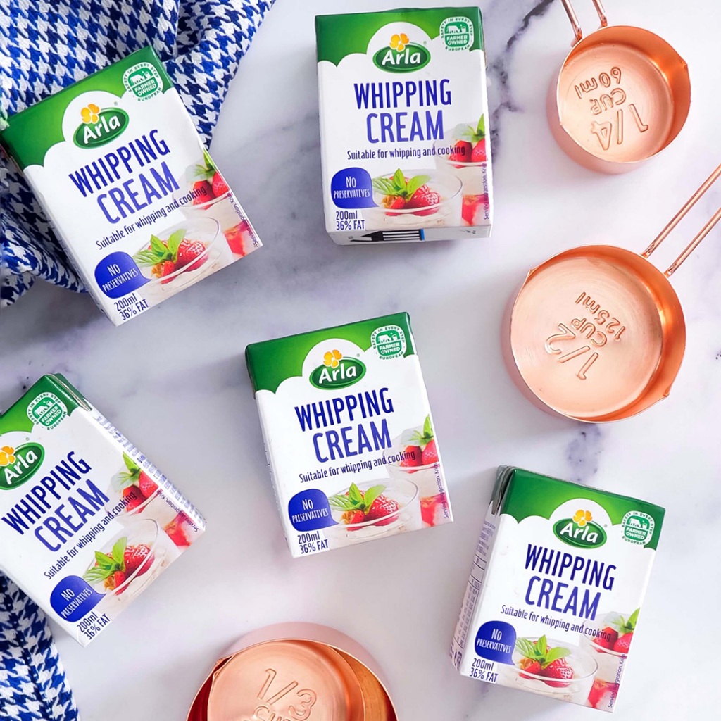 

ARLA Whipping Cream 200ml 35% fat krim kocok cair