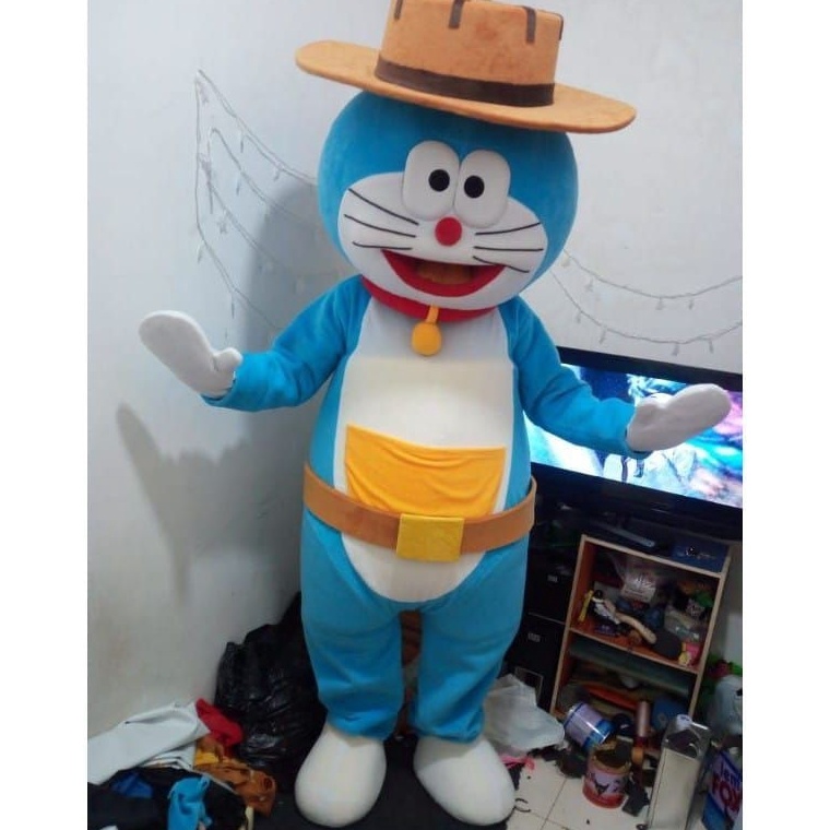 KODE H29T Kostum Badut Doraemon Ukuran LXXL AnakDewasa