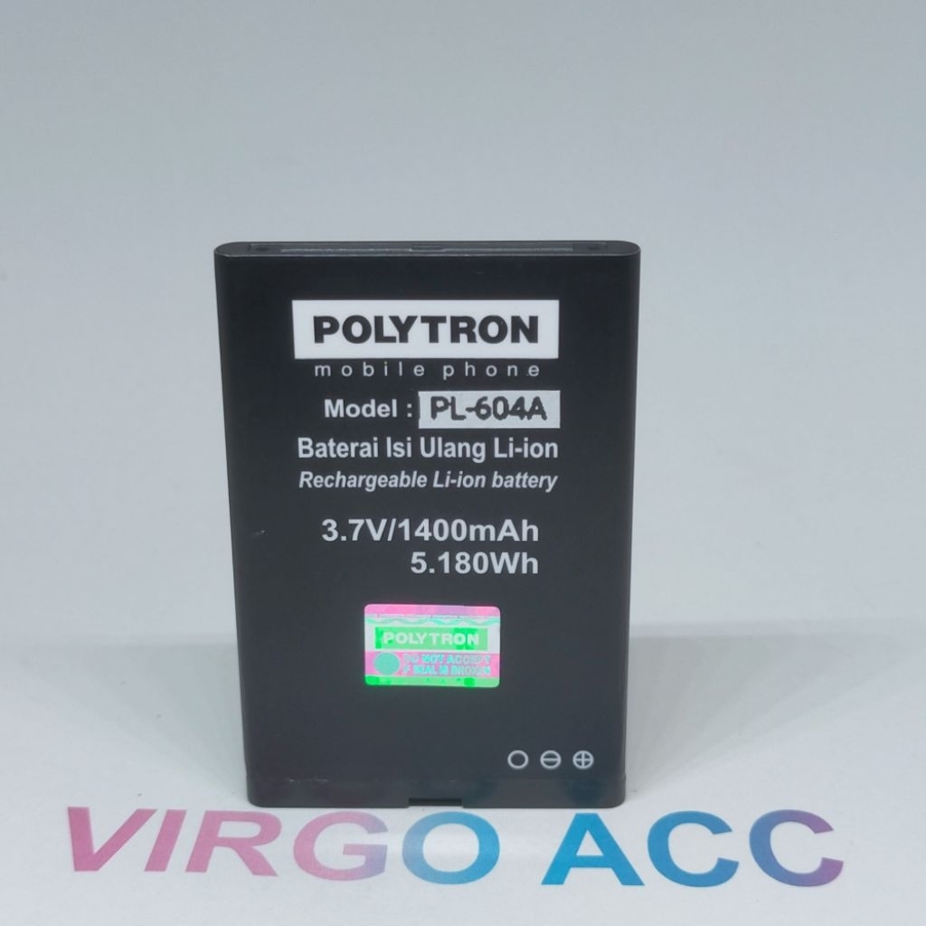 Baterai Batre Battery Polytron C286 C 286 PL-604A Original Battery Hp