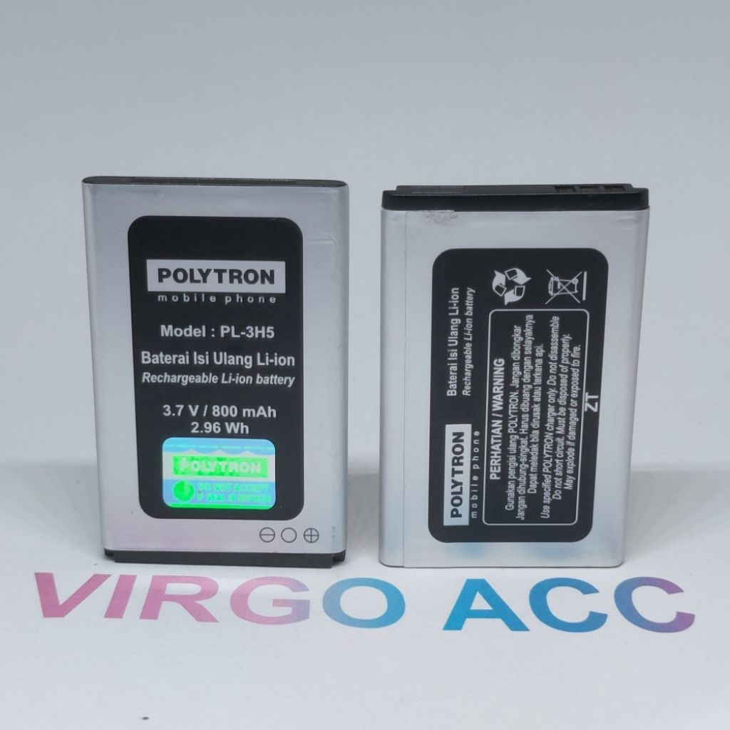 BATERAI BATRE BATTERY POLYTRON C203 C204 C205 PL-5H3 ORIGINAL BATTERY HP