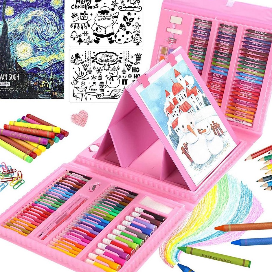 

KODE O3Z Crayon Set Krayon Lengkap Spidol Warna Pensil Warna Oil Pastel 28 Pcs