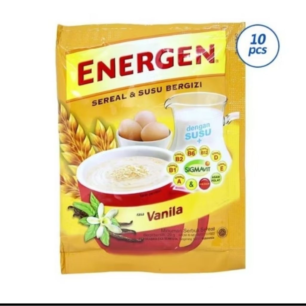 

energen rasa vanilla isi 10 pcs