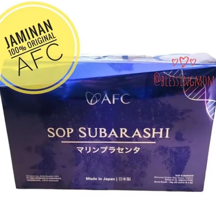 SOP Subarashi Afc Original 28 Sachet