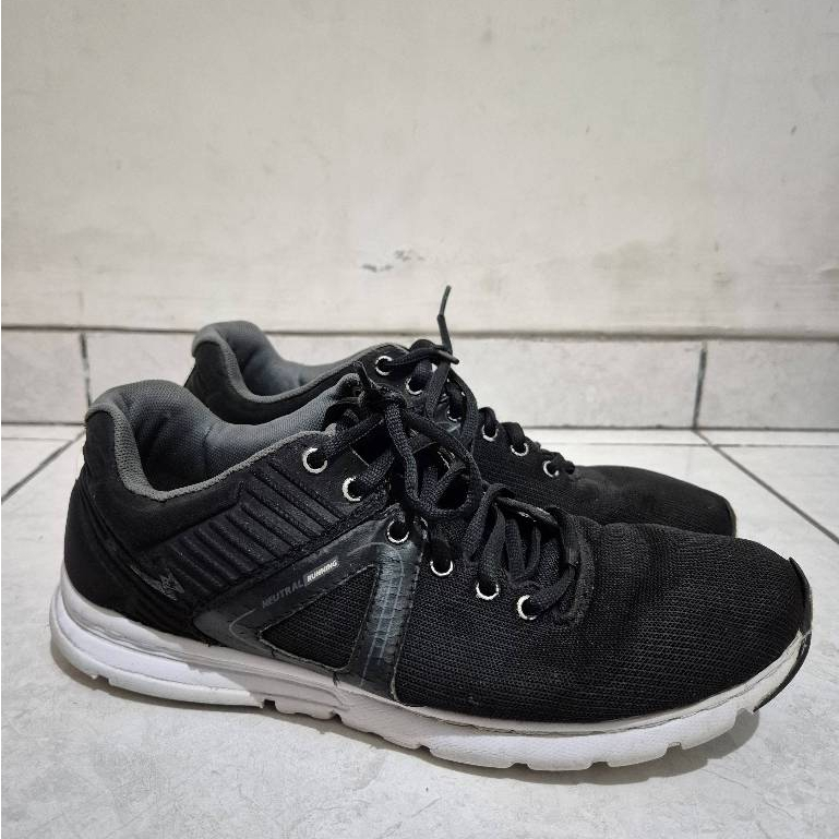 Sepatu Running Lari Pria Eagle Original Lokal HItam Second