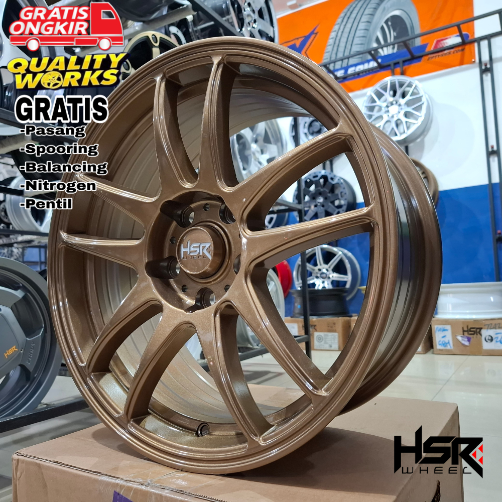 Velg Racing Ring 17 HSR Kamikaze, Buat Mobil Xpander, Civic, Terios, Rush, Innova