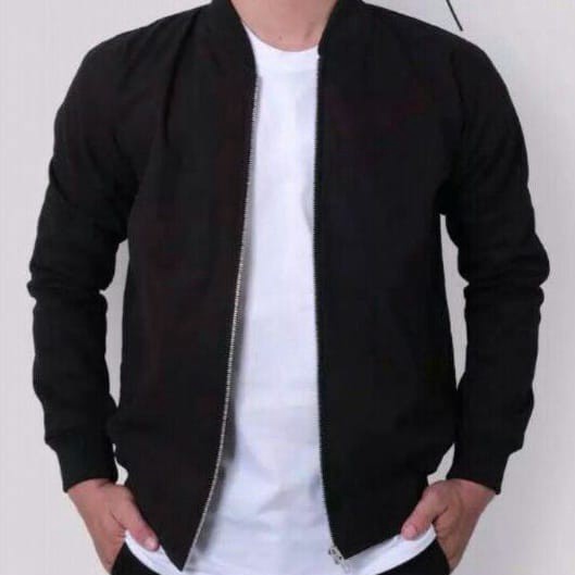 Jaket bomber kanvas premium  Jaket bomber pria  Bomber pria kanvas KODE F2X8