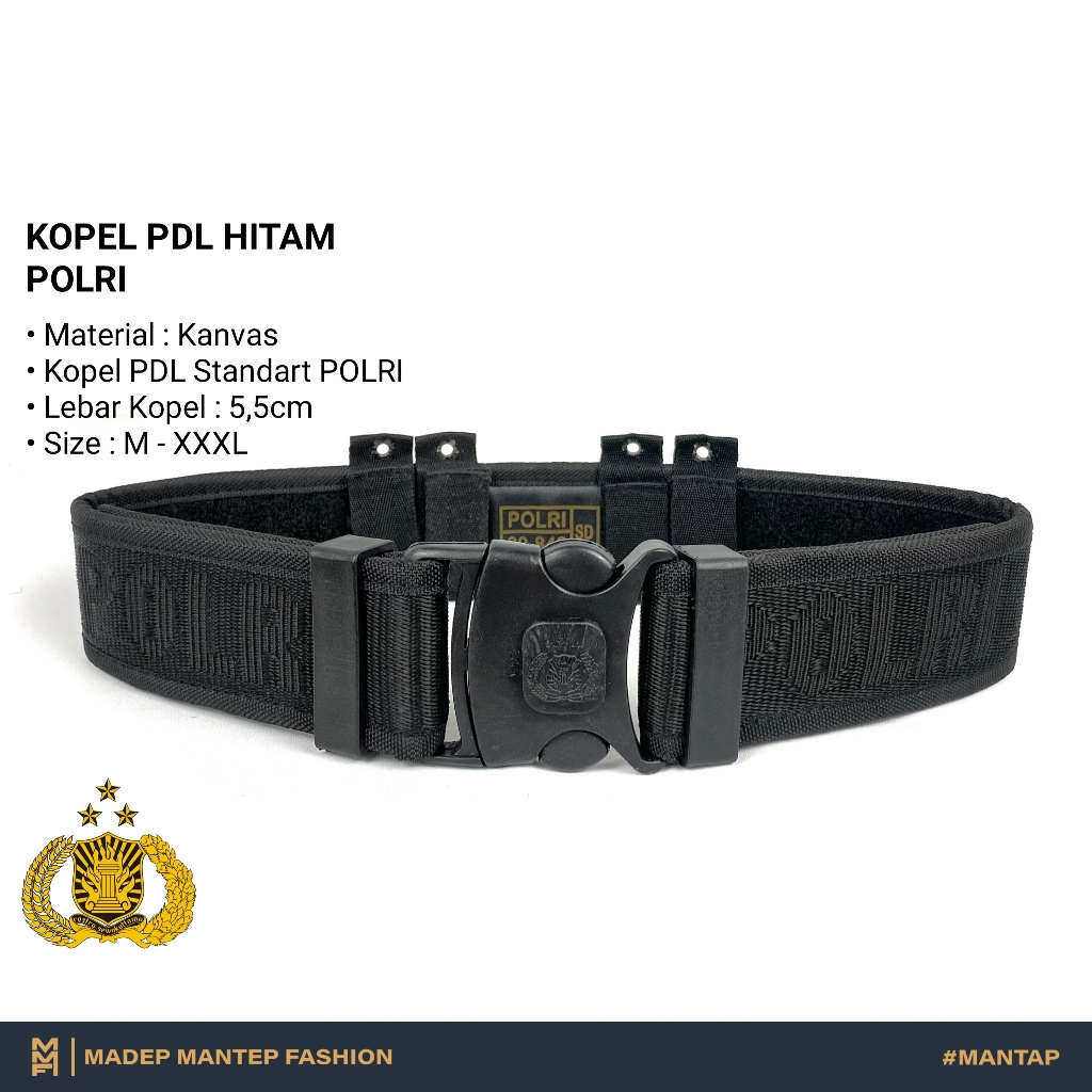 Happy Tuummy Kopel Pdl Polri Brimob Kopel Jatah Polri Hitam Sabuk Pdl Polri Tactical Kopel Security