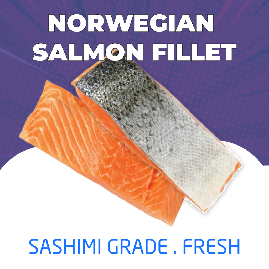 

Salmon Fillet Norway Sashimi Grade Fresh 1KG