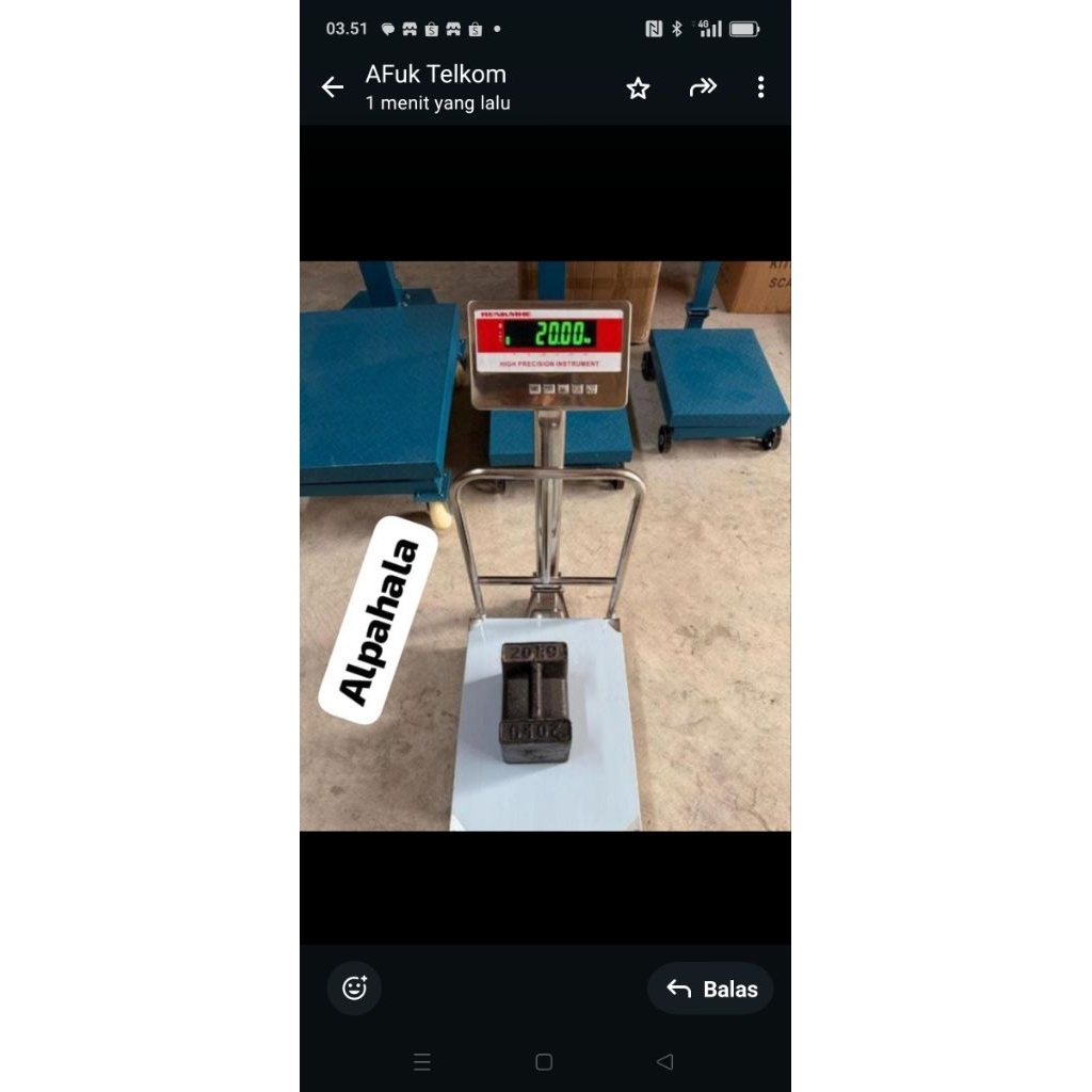 (BEST SELLER) Timbangan digital FULL STENLIS  300kg