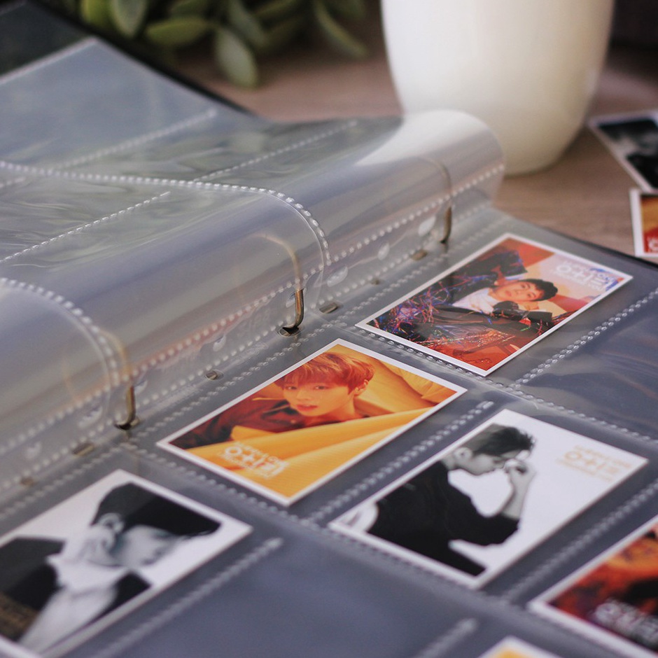 

KODE H25Y Bantex Photocard Collector Pocket Sleeve A4 9P One Side 2159 8