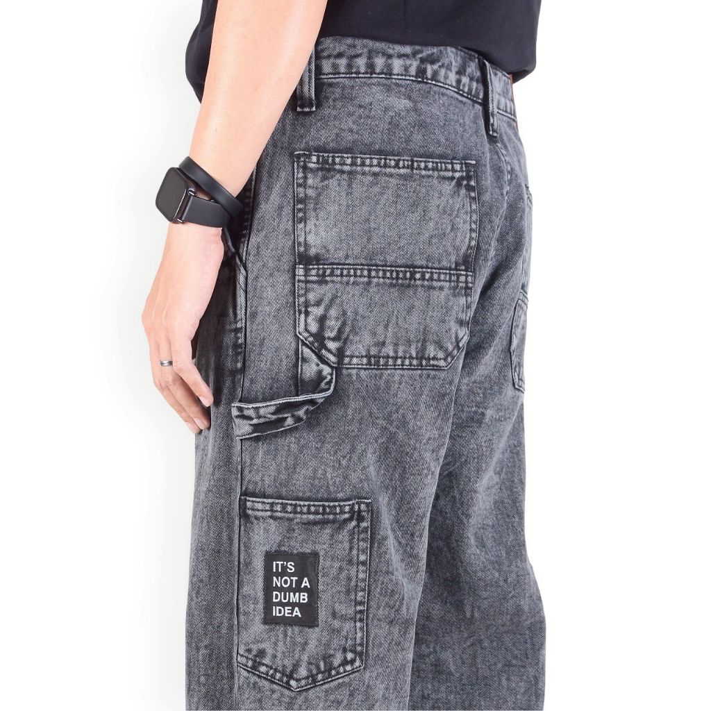 Carpenter Pants Celana panjang pria Slim fit premium