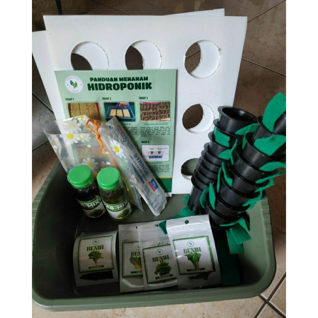 PERLENGKAPAN BERKEBUN HIDROPONIK, TANAMAN, SAYURAN HIDROPONIK