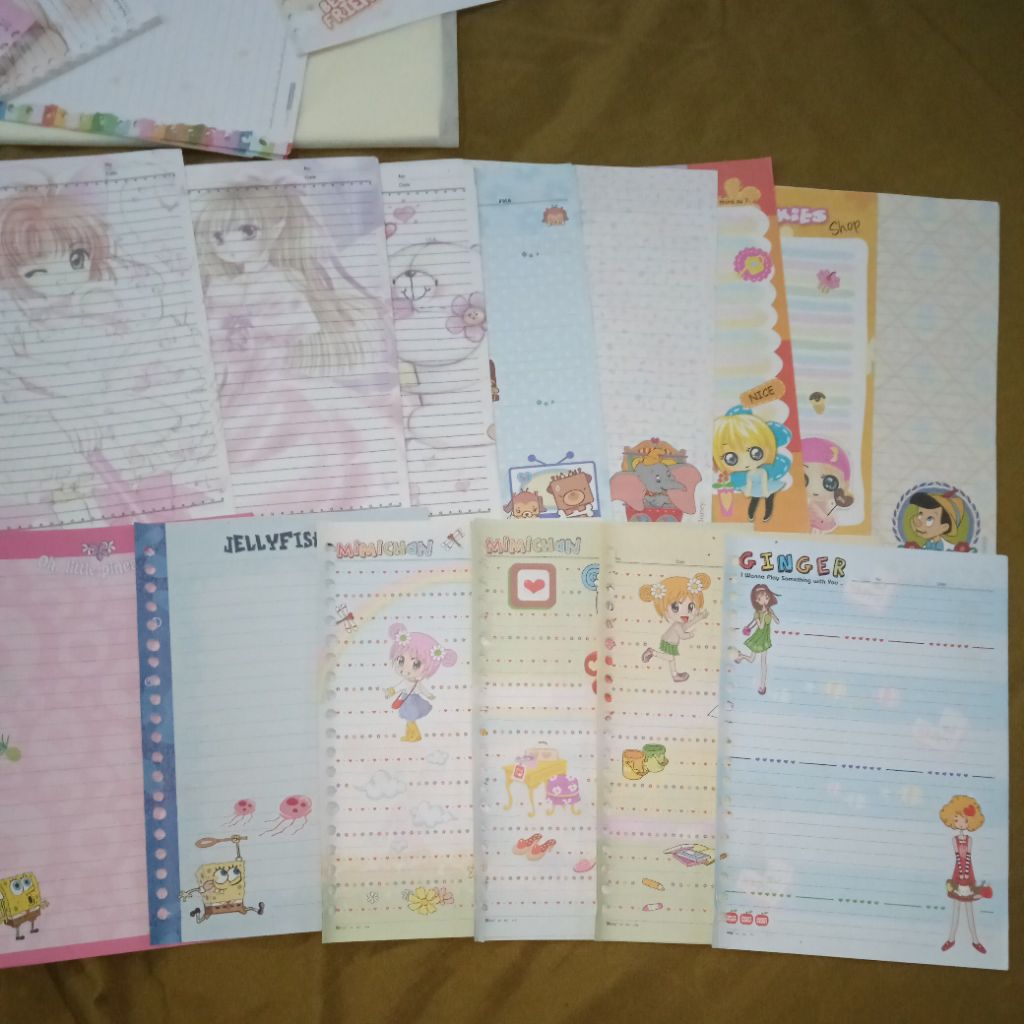 

[ MINIMAL ORDER 10 LEMBAR ] KERTAS BINDER NON HARVEST KARTUN