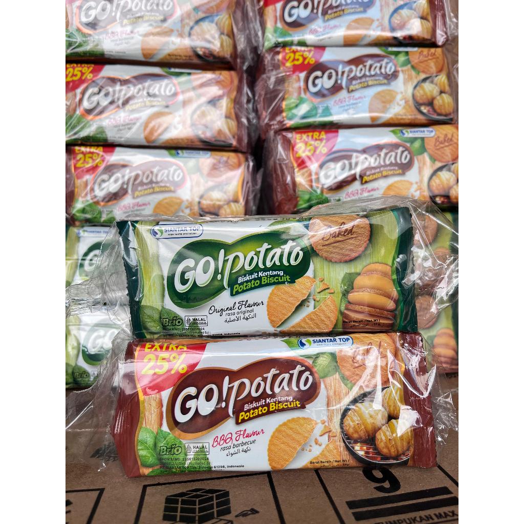 

go potato 17 gram 1 dus isi 120 pcs ecer (1000)