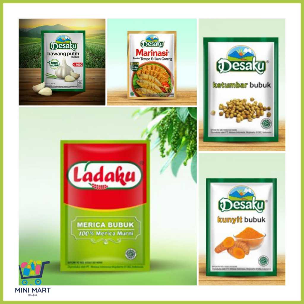 

Mini Mart Kalsel - Bumbu Masak Instan Sachet - Desaku - Ladaku