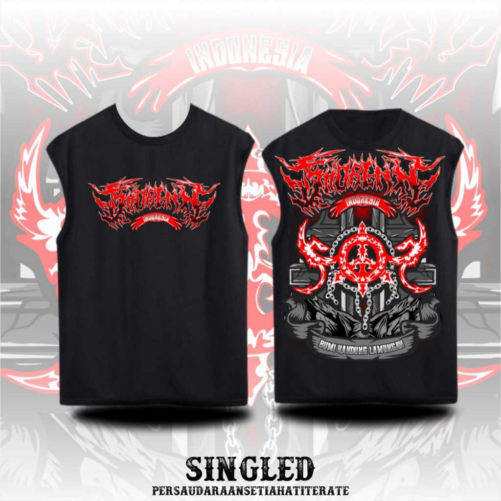 Singlet PSHT Bumi Kandung Lamongan Indonesia Desain Terbaru Sablon DTF Premium Anti Luntur By Bajumu