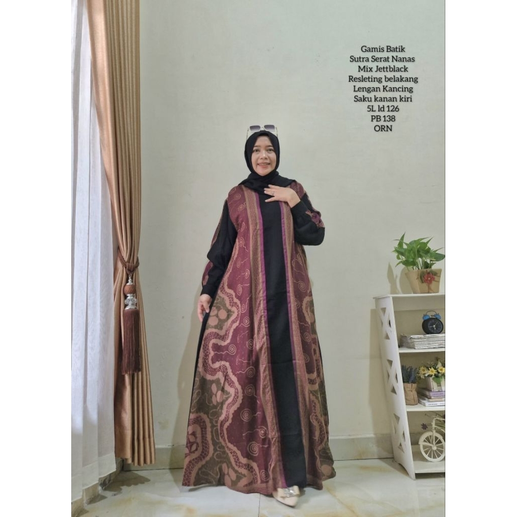 Gamis Batik Lidya JB