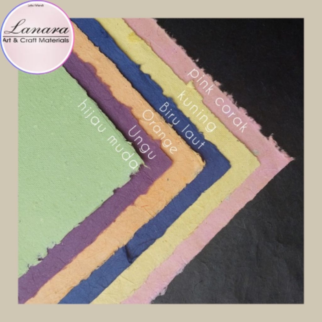 

Kertas Daur Ulang Standar Warna A4 craft paper aesthetic Isi 2