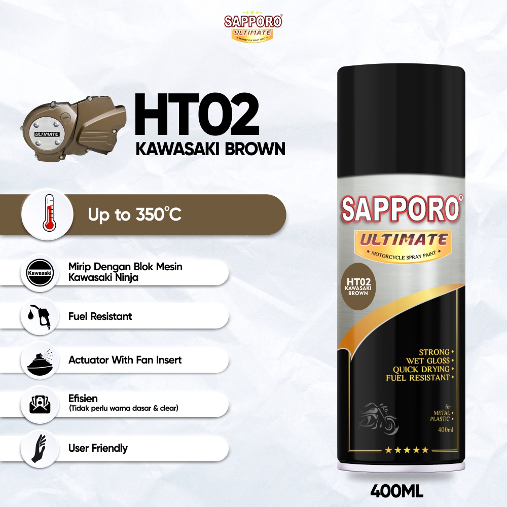 Hi Temp Kawasaki Brown Sapporo Ultimate / Sapporo Spray