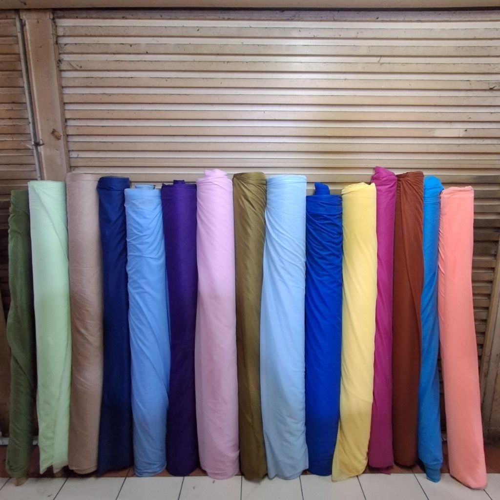 Trikot Kulit Jeruk/ Trikot Warna Lebar 150 cm
