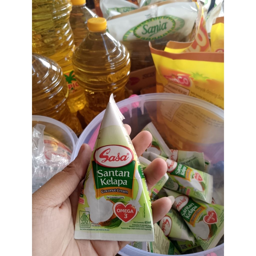 

Sasa Santan cair kelapa Asli 65ml