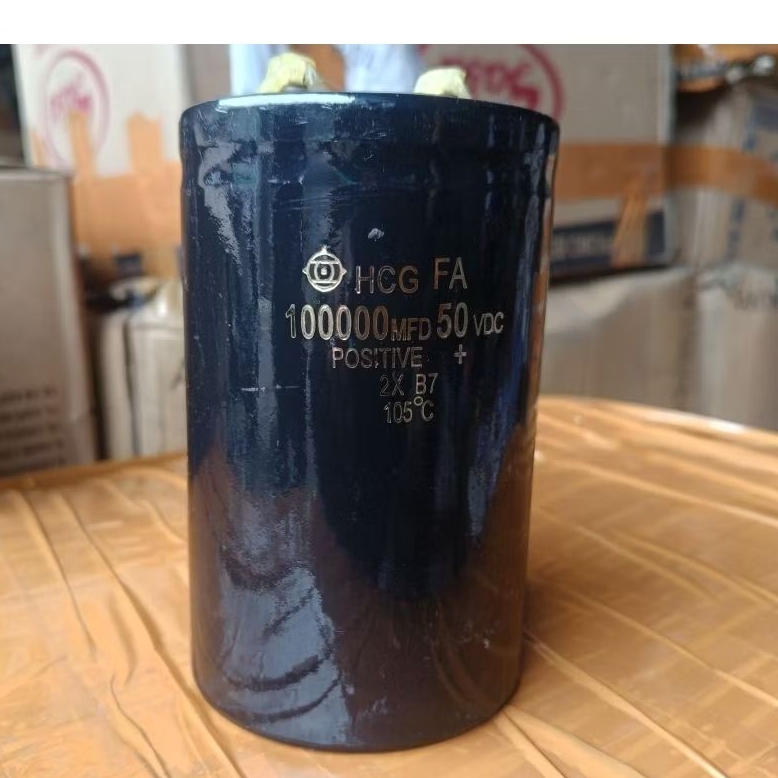 ELCO JUMBO ( 50V 100000UF ) TINGGI 12.CM BULAT 7.5.CM