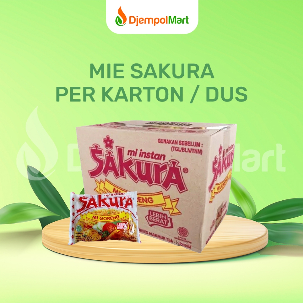 

Mie Sakura - Mie Instan | Mie Goreng Per Karton / Dus