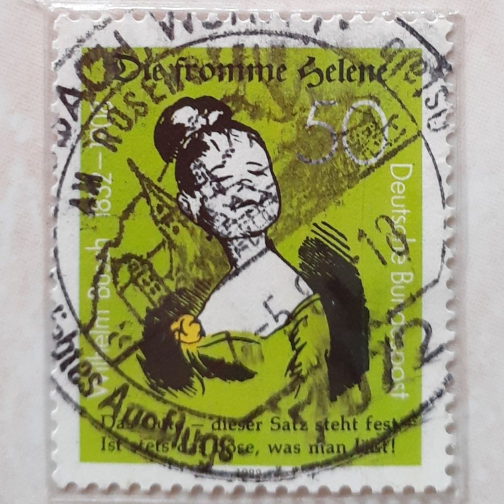 

Perangko Jerman The Pious Helene by Wilhelm Busch Tahun 1982