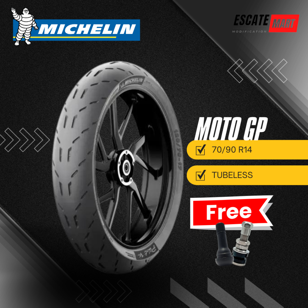 Michelin Pilot MotoGP 70/90-14 Tubeless - Ban Motor Michelin Pilot Moto GP 70/90 Ring 14 Tubeless