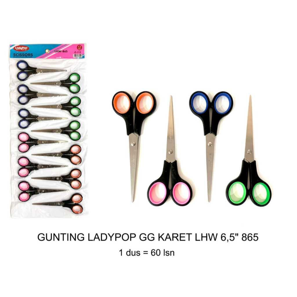 

Gunting Sedang Lady Pop 6.5 INCH (16) CM / Gunting Milton -BOSSCO / Gunting Milton / LHW 865