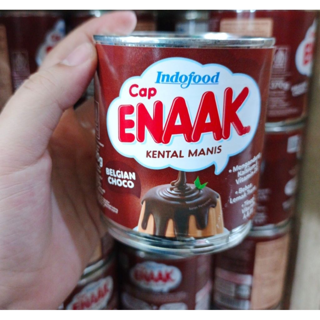 

Indofood Cap Enaak Kental Manis Coklat Kaleng 370gr