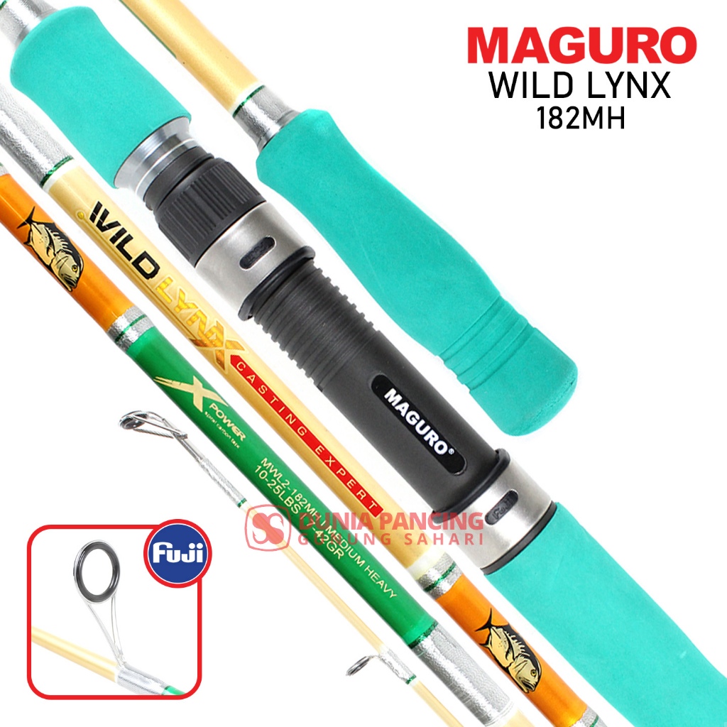 Joran Spinning Maguro Wild Lynx Casting Expert Pilih Ukuran