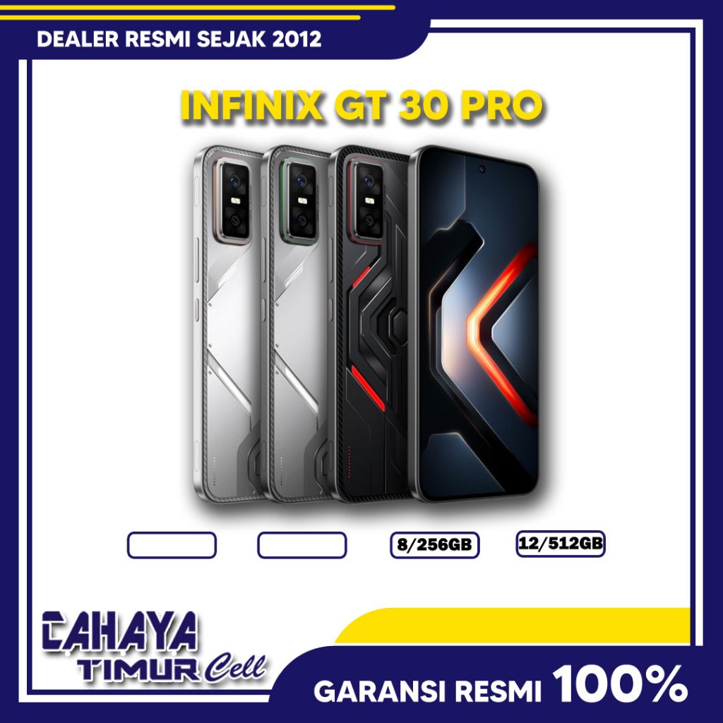 INFINIX GT 30 PRO RAM [ 8/256GB - 12/512GB ] SMARTPHONE GARANSI RESMI