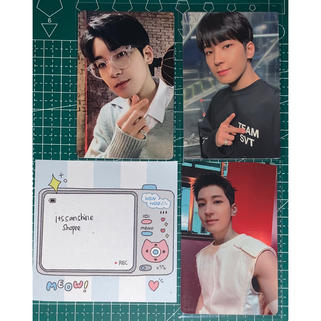 wonwoo seventeen cgv pol fml photocard