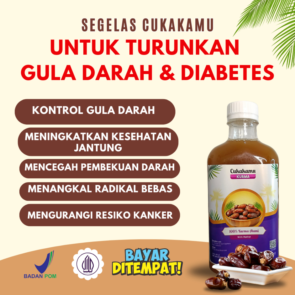 

CUKAKAMU - Cuka Kurma Mencerahkan Wajah Putih Bersih Flek Hitam & Turunkan Gula Darah Tinggi
