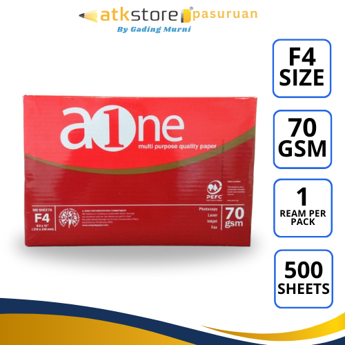

Aone Kertas Hvs F4 / Folio 70 Gsm