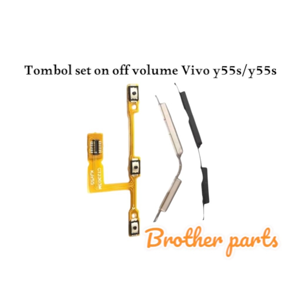 TOMBOL SET ON OFF VOLUME VIVO Y55/Y55S