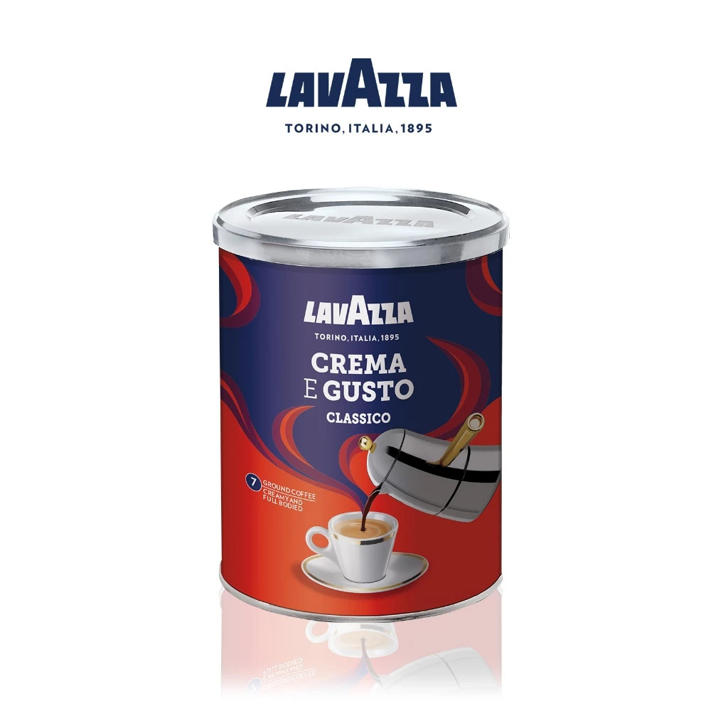

Lavazza Tin Crema E Gusto Ground Coffee 250gr