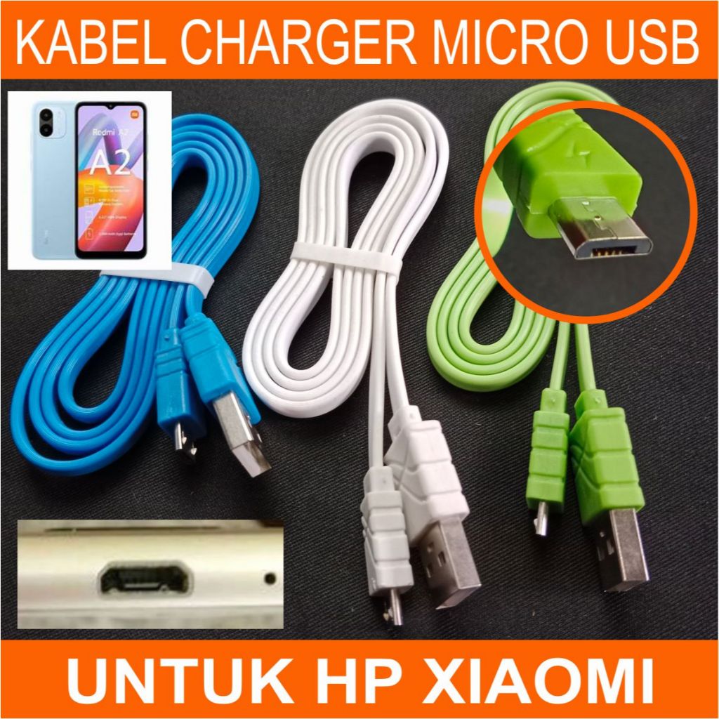 COD Kabel Charger Micro USB Buat HP Xiaomi Redmi A2 A1 Mi 10A 9A 9C 7A Note 6 6A 5 5A 4 4A 3 2 1 Tab
