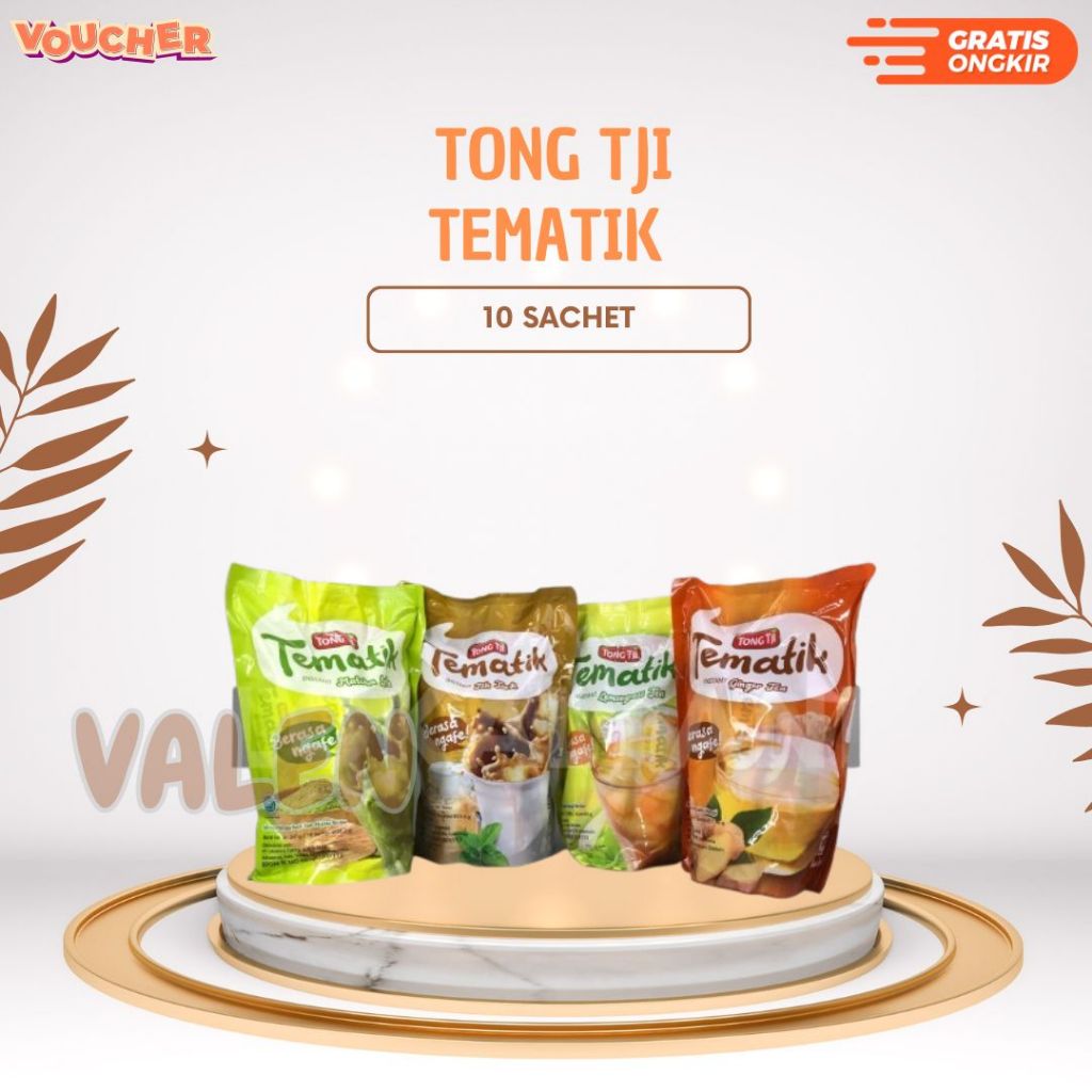 

Tong Tji Tematik Lemongrass Tea Pouch 10 Sachet / Halal