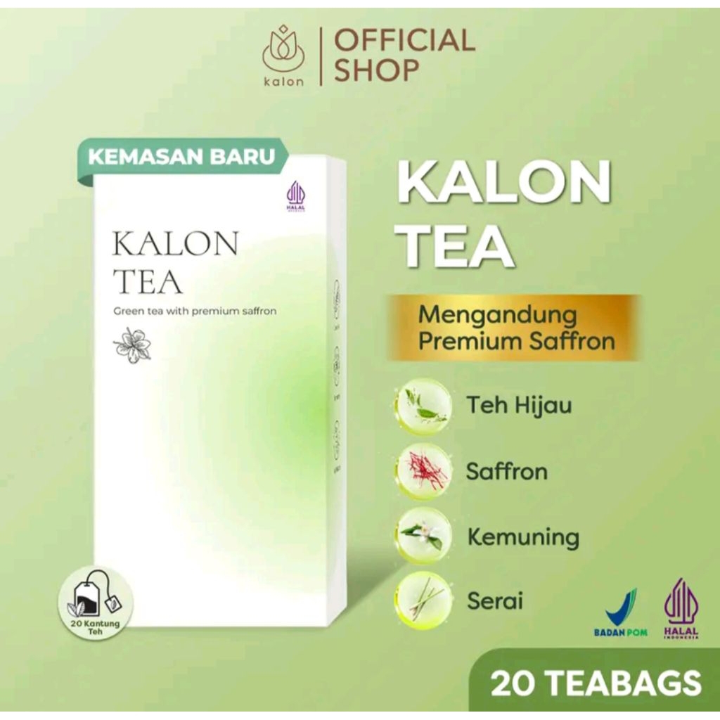 

Kalon Teh Hijau Premium Saffron Green Tea - Minuman Kalon Tea