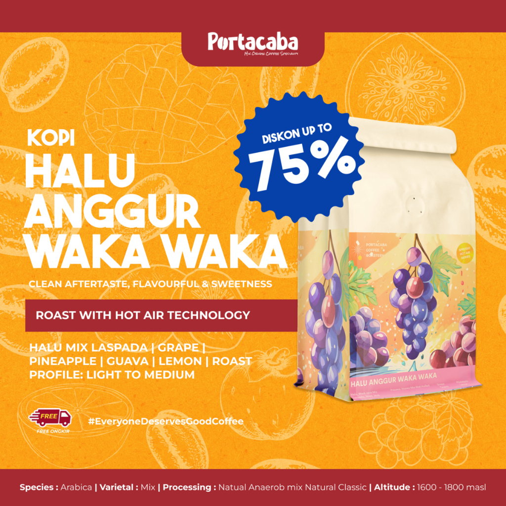 

Biji Kopi Halu Anggur Waka Waka Biji Kopi Arabika Halu Mix Laspada 1kg