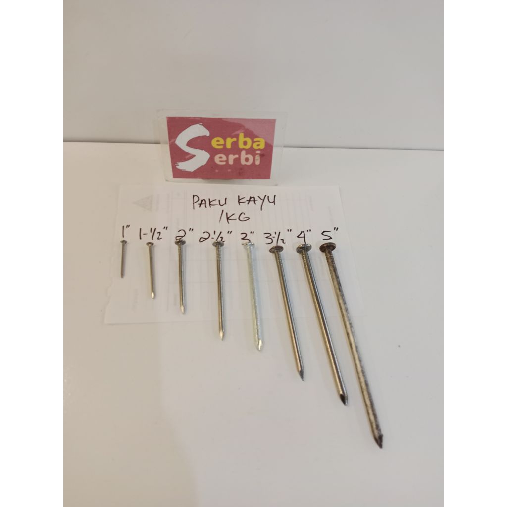 -/1KG PAKU KAYU-Paku kayu serbaguna iron nails