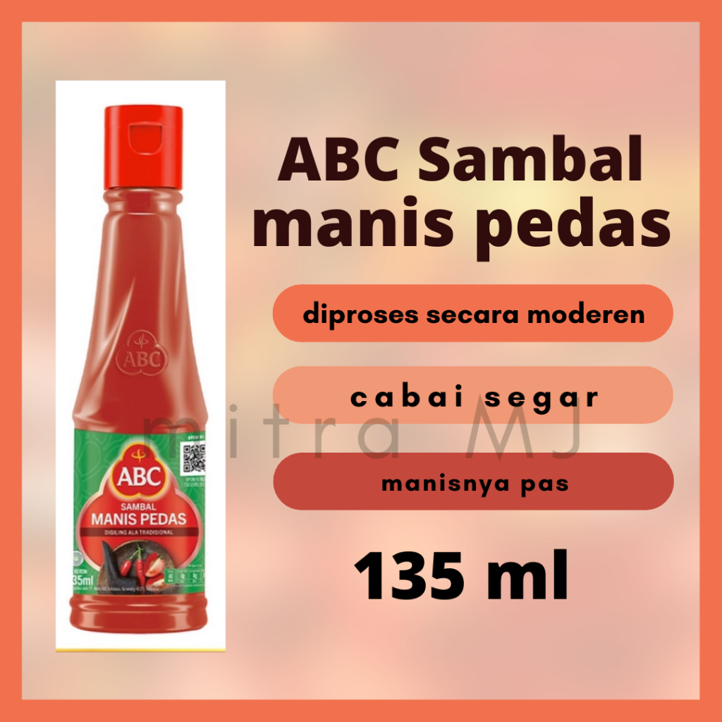 

ABC Sambal Manis Pedas (135 ml) | Saus Cabai