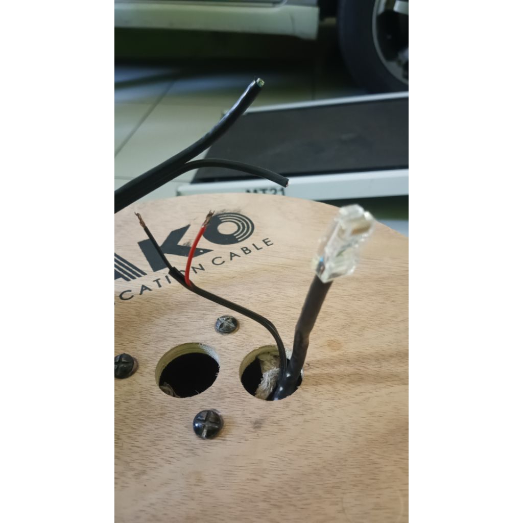 kabel LAN+power 75mtr